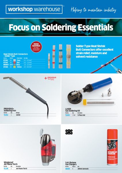Focus on Soldering Essentials A4 Leaflet