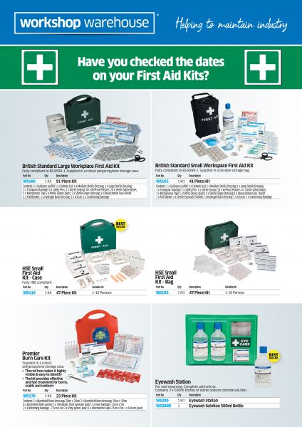 First Aid Kits A4 Leaflet