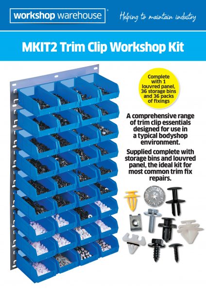 MKIT2 Trim Clip Workshop Kit A4 Leaflet