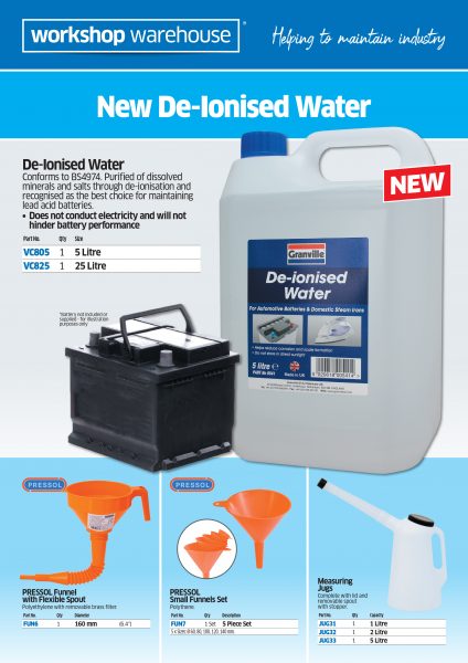 De-Ionised Water