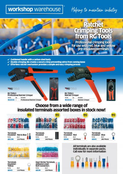 RG Ratchet Crimping Tools & Insulated Terminals Flyer