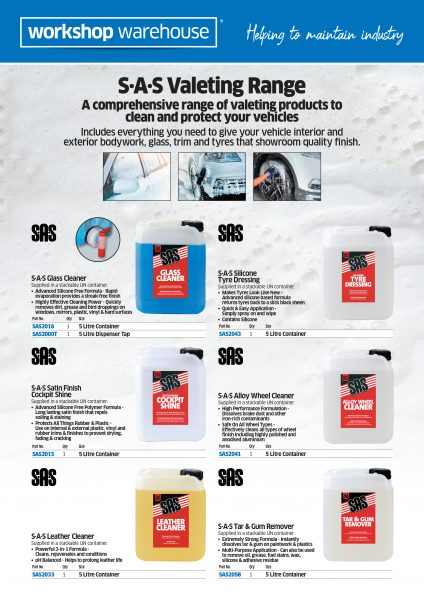 SAS 5L Valeting Flyer