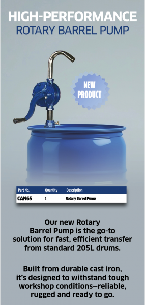 Rotary Barrel Pump Email and flyer