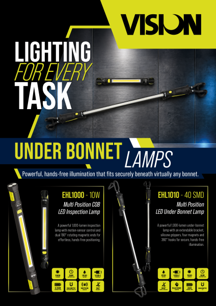 Vision Under Bonnet Lamps Product Showcase